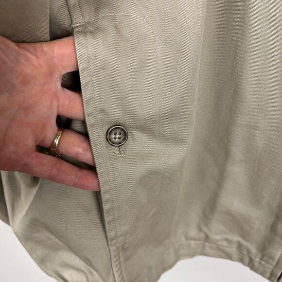 Cutter & Buck Men’s Khaki Tan Jacket Size X-Large Yuengling 100 % Cotton - Picture 4 of 10